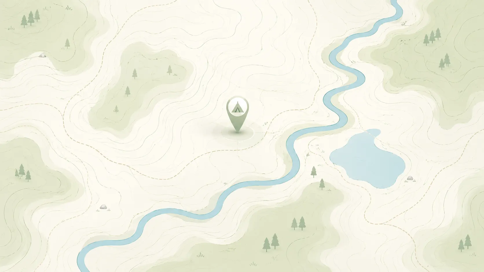 Outdoor-style map preview